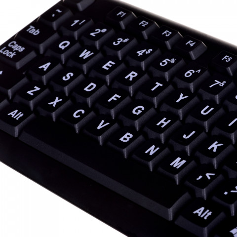 KLAWIATURA USB ESPERANZA DLA SENIORÓW Z DUŻYM NADRUKIEM FLORIDA EK129 - Galeria zdjęcie 3