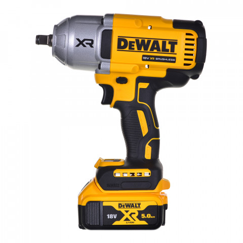 Klucz udarowy 1/2" 18V 2x5,0Ah DCF900P2T-QW DEWALT - Galeria zdjęcie 11