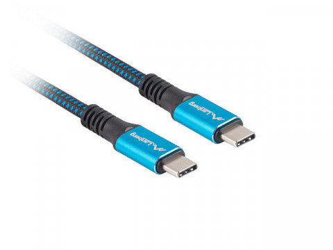 LANBERG KABEL USB-C M/M 4.0 0.5M 100W 8K 30HZ - Galeria zdjęcie 3