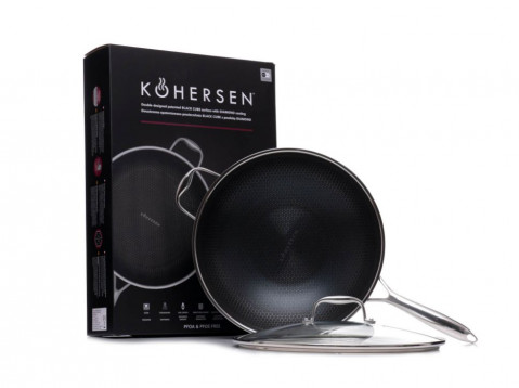 Wok Kohersen Black Cube 32cm - Galeria zdjęcie 9