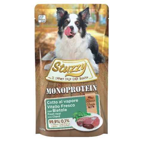 STUZZY Monoprotein Cielęcina z boćwiną - mokra karma dla psa - 150g - Galeria zdjęcie 1