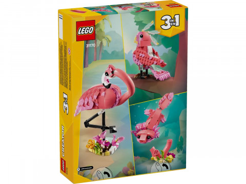 LEGO CREATOR 31170 Dzikie zwierzęta: różowy flaming - Galeria zdjęcie 8