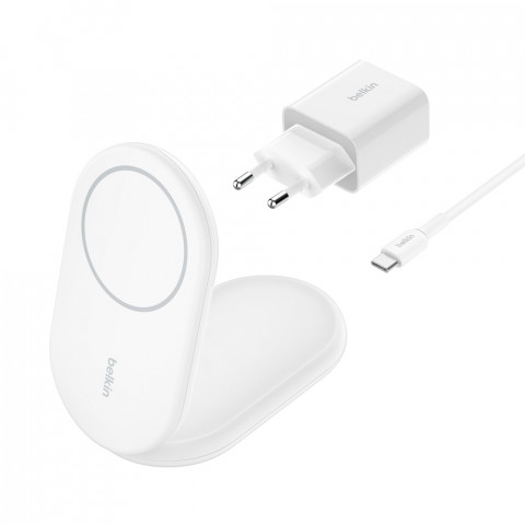 BELKIN ŁADOWARKA MAGSAFE QI2 15W BIAŁA ZASILACZ - Galeria zdjęcie 3