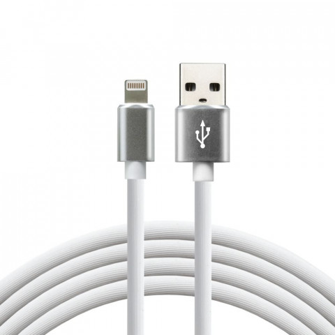 EVERACTIVE KABEL USB LIGHTNING, SILIKON,1M CBS-1IW - Galeria zdjęcie 1