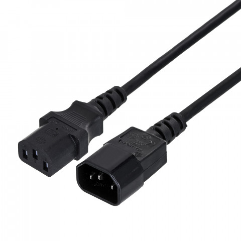 Kabel zasilający - przedłużacz 1.8m vde pc-189-vde - Galeria zdjęcie 1