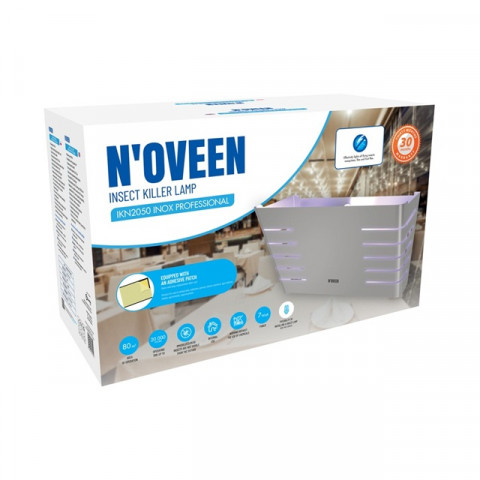 Lampa Owadobójcza na lepy NOVEEN IKN2050 INOX PROFESSIONAL - Galeria zdjęcie 4