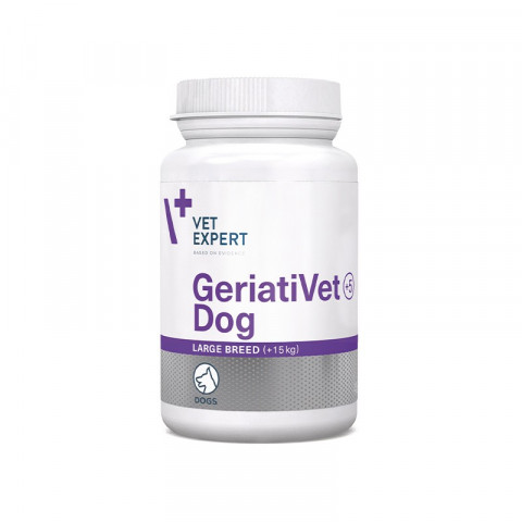 VET EXPERT GeriatiVet Dog Large Breed - preparat wspomagający dla starszych psów - 45 kaps. - Galeria zdjęcie 1
