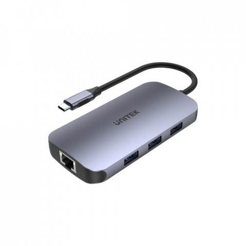 UNITEK HUB USB-C N9+, USB-C, HDMI, PD 100W, SD - Galeria zdjęcie 1