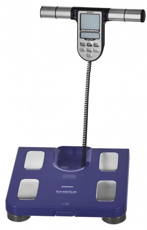 Waga z analizatorem składu ciała Omron Body Comp Monitor BF511 Blue HBF-511B-E - Galeria zdjęcie 1