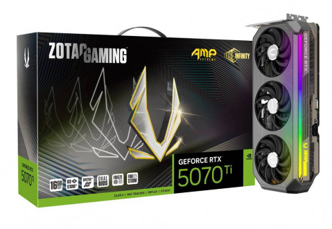 Karta graficzna ZOTAC GAMING GeForce RTX 5070 Ti 16GB AMP Extreme INFINITY (ZT-B50710B-10P) - Galeria zdjęcie 8