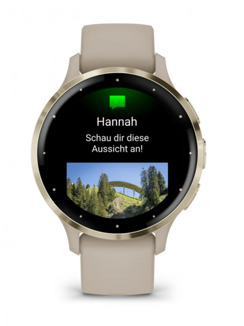 Zegarek Garmin Venu 3S 41mm Beżowy - Galeria zdjęcie 4