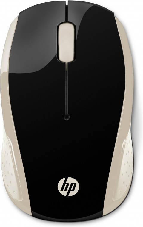 HP Wireless Mouse HP200 czarno-złota 2HU83AA - Galeria zdjęcie 1