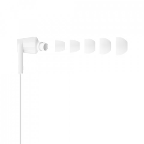 BELKIN SŁUCHAWKI PRZEWODOWE DOUSZNE USB-C, BIAŁE - Galeria zdjęcie 3