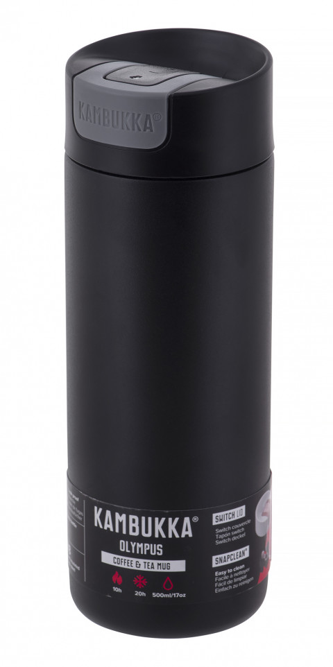 Kambukka kubek termiczny Olympus 500ml - Matte Black - Galeria zdjęcie 1