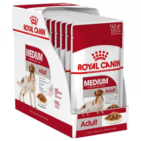 ROYAL CANIN SHN Medium Adult w sosie - mokra karma dla psa dorosłego - 10x140 g - Galeria zdjęcie 1
