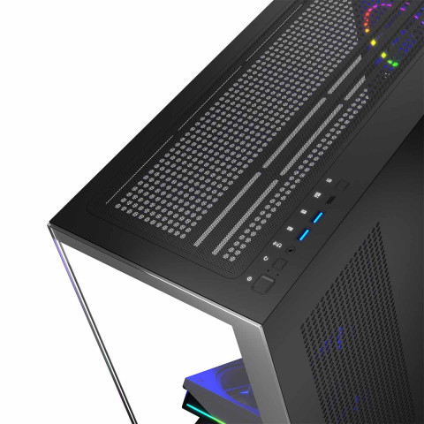 MODECOM OBUDOWA VOLCANO STELLAR ARGB MIDI 5F BLACK - Galeria zdjęcie 10