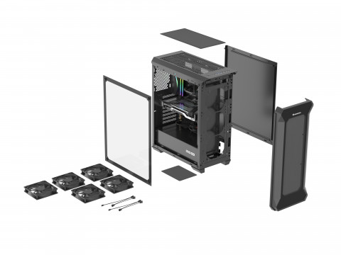 GENESIS OBUDOWA IRID 505F MIDI TOWER Z OKNEM - Galeria zdjęcie 17