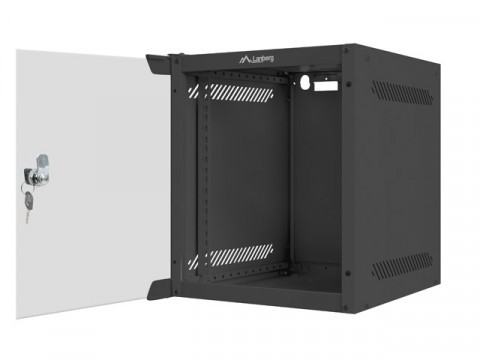 LANBERG SZAFA WISZĄCA 10" 6U (280X310, CZARNA) - Galeria zdjęcie 5