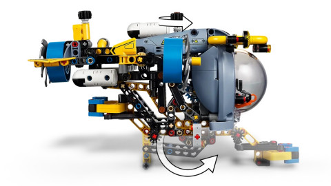 LEGO TECHNIC 42201 Technic Badawcza łódź podwodna - Galeria zdjęcie 7