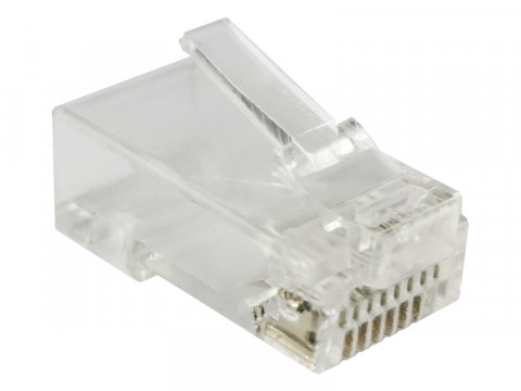 Alantec-Wtyk przelotowy RJ45 UTP kat.6 (op.100 szt) - Galeria zdjęcie 1