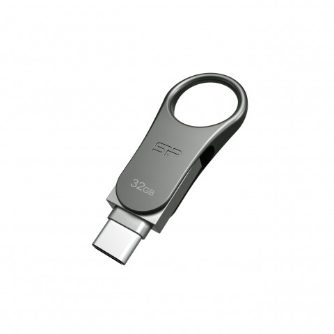Silicon Power Mobile C80 32GB USB 3.1/Type-C Silver - Galeria zdjęcie 2