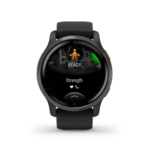 Zegarek Garmin Venu 2 (45 mm) Slate Stainless Steel Bezel / Black Case / Silicone Band - Galeria zdjęcie 42