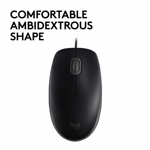 MYSZ LOGITECH B110 Black - Galeria zdjęcie 4
