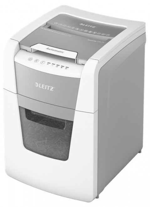 Leitz Niszczarka IQ AutoFeed 100, P4, 100 kartek, 34 l kosz - Galeria zdjęcie 1