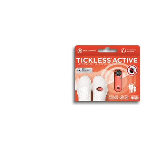 Odstraszacz kleszczy dla ludzi Tickless Active Coral - Galeria zdjęcie 2