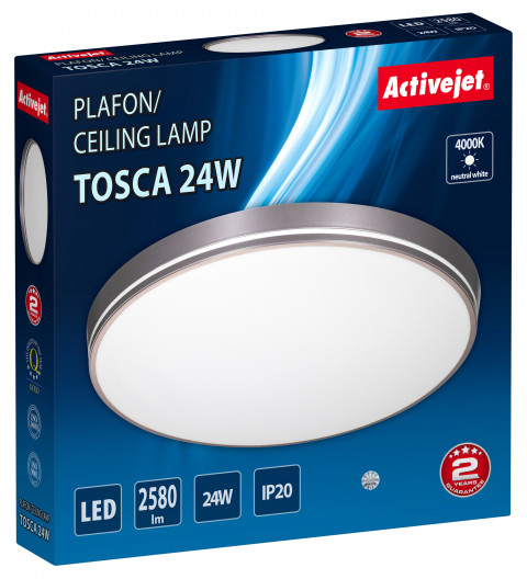 Plafon LED Activejet AJE-TOSCA 24W - Galeria zdjęcie 4