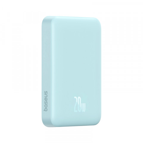 Powerbank Baseus Magnetic Mini Air Wireless 10000mAh 20W+kabel USB C-USB C (niebieski) - Galeria zdjęcie 6