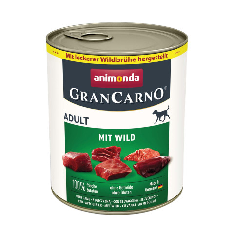 ANIMONDA Grancarno Adult MIX SMAKÓW - mokra karma dla psa - 12x800g - Galeria zdjęcie 6