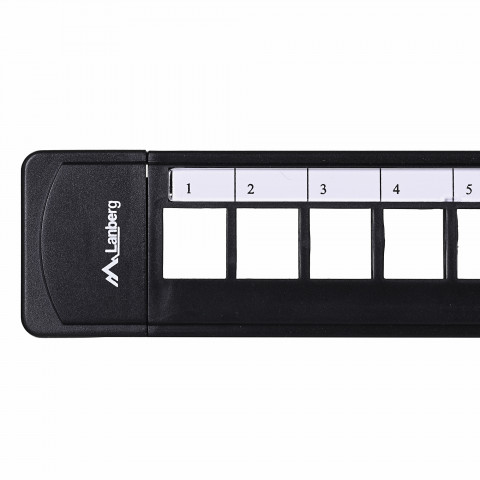 LANBERG PATCH PANEL PUSTY 19" 24PORT 1U Z ORG. - Galeria zdjęcie 8