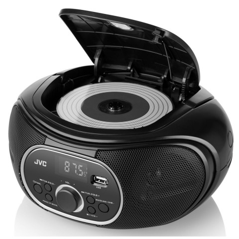 Radioodtwarzacz JVC RD-E221B Boombox black - Galeria zdjęcie 3