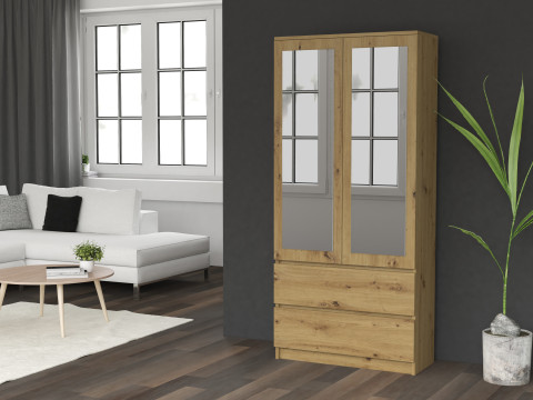 SZAFA SS-90 LUSTRO - DĄB ARTISAN - Galeria zdjęcie 10