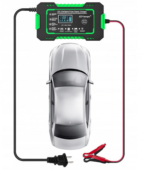 Prostownik akumulatorowy RJ Tianye RJ-C 120501A 12V, 6A - Galeria zdjęcie 4