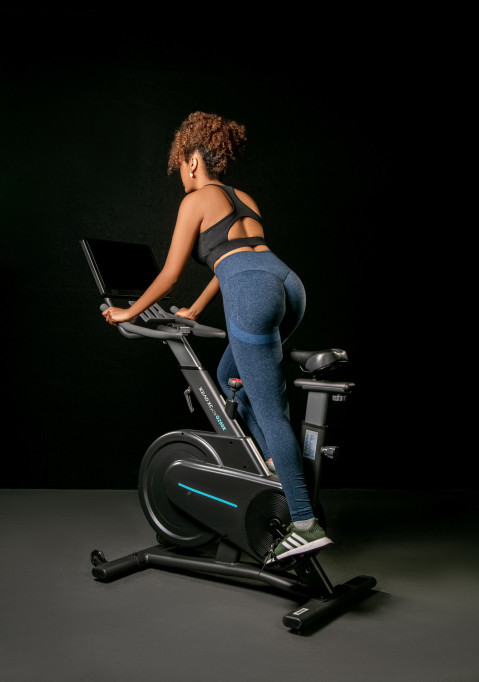 Rower stacjonarny, magnetyczny OVICX Q200X z ekranem dotykowym 15,6" TFT, WIFI bluetooth&app - Galeria zdjęcie 13