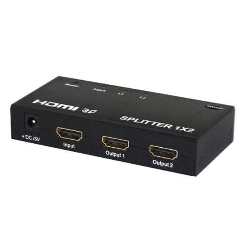 Splitter Savio CL-42 ( wejścia: 1 x HDMI (F) wyjśćia: 2 x HDMI (F) 1920x1200pix 340MHz ) - Galeria zdjęcie 2