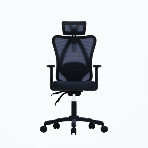 Zestaw Biurko TUCKANO czarne + Fotel ergonomiczny GEMBIRD czarny - Galeria zdjęcie 17