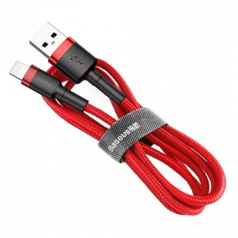 BASEUS KABEL LIGHTNING USB CAFULE1,5A 2M CZERWONY - Galeria zdjęcie 4