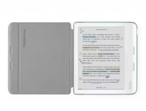 Etui Kobo Libra Colour Basic SleepCover Case Garden Green - Galeria zdjęcie 3