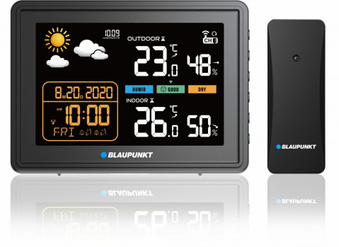 BLAUPUNKT Stacja pogodowa z czujnikiem zewnętrznym WS30BK - Galeria zdjęcie 3