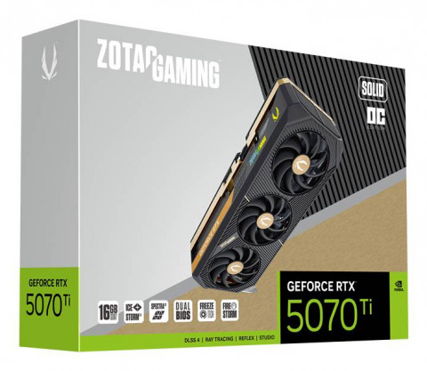 Karta graficzna ZOTAC GAMING GeForce RTX 5070 Ti 16GB SOLID OC (ZT-B50710J-10P) - Galeria zdjęcie 7