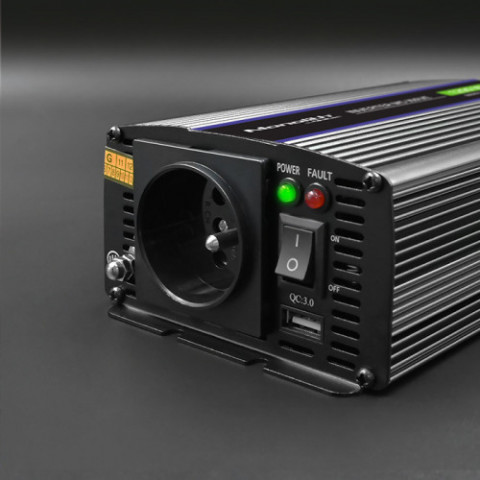 QOLTEC PRZETWORNICA NAPIĘCIA MONOLITH 1200 MS WAVE - Galeria zdjęcie 6