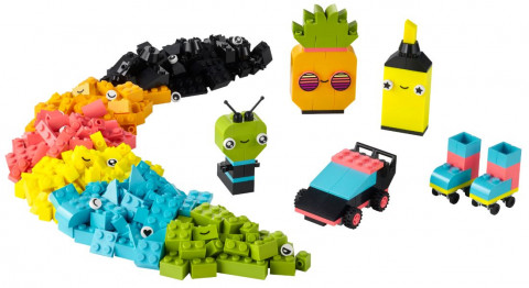 LEGO Classic 11027 Kreatywna zabawa neonowymi kolorami - Galeria zdjęcie 3