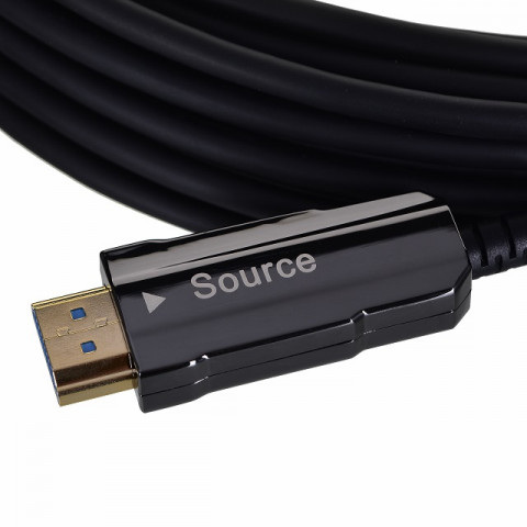 UNITEK KABEL OPTYCZNY HDMI 2.0 Active Optical Cable 4K 60HZ 15M - Galeria zdjęcie 4