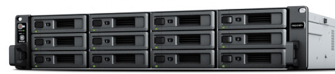 NAS Synology RS2423RP+; 2U RACK; 12x (3.5" SATA HDD/2.5" SATA HDD); AMD Ryzen V1780B; 8 GB DDR4 ECC UDIMM (max. 32GB), 2x 1GbE RJ-45, 1x 10GbE RJ-45 - Galeria zdjęcie 1