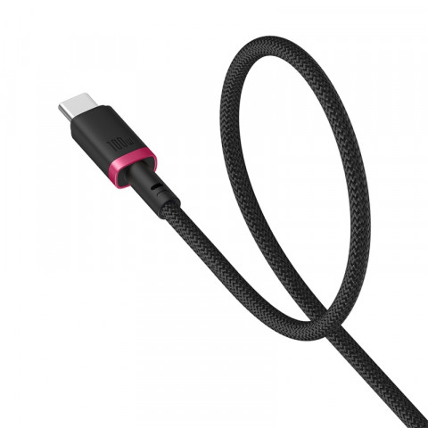 Kabel Baseus Dura Typ C-Typ C 100W 1m (czerwono-czarny) - Galeria zdjęcie 2