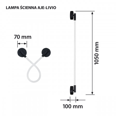 Lampa ścienna LED Activejet AJE-AJE-LIVIO WW - Galeria zdjęcie 11