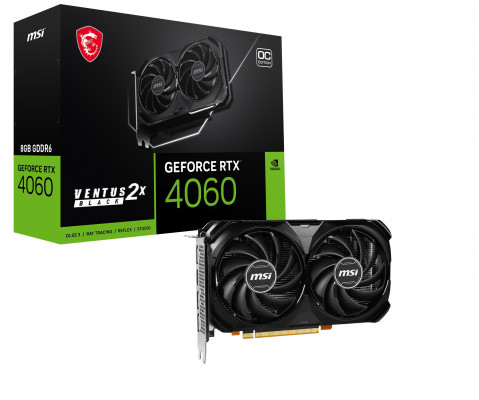 Karta graficzna MSI GeForce RTX 4060 8GB VENTUS 2X BLACK OC - Galeria zdjęcie 3